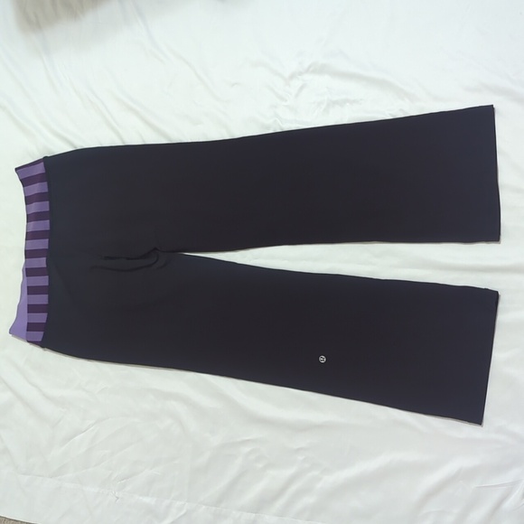 Lululemon Astro Pant Full-On Luon, Color Beautiful Baroque Deep Zinfandel Sz 10 - Picture 6 of 15
